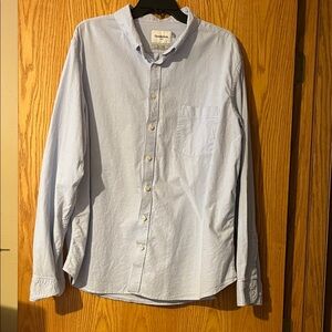 Goodfellow & Co Pale Blue Long Sleeve Button-Down Shirt
